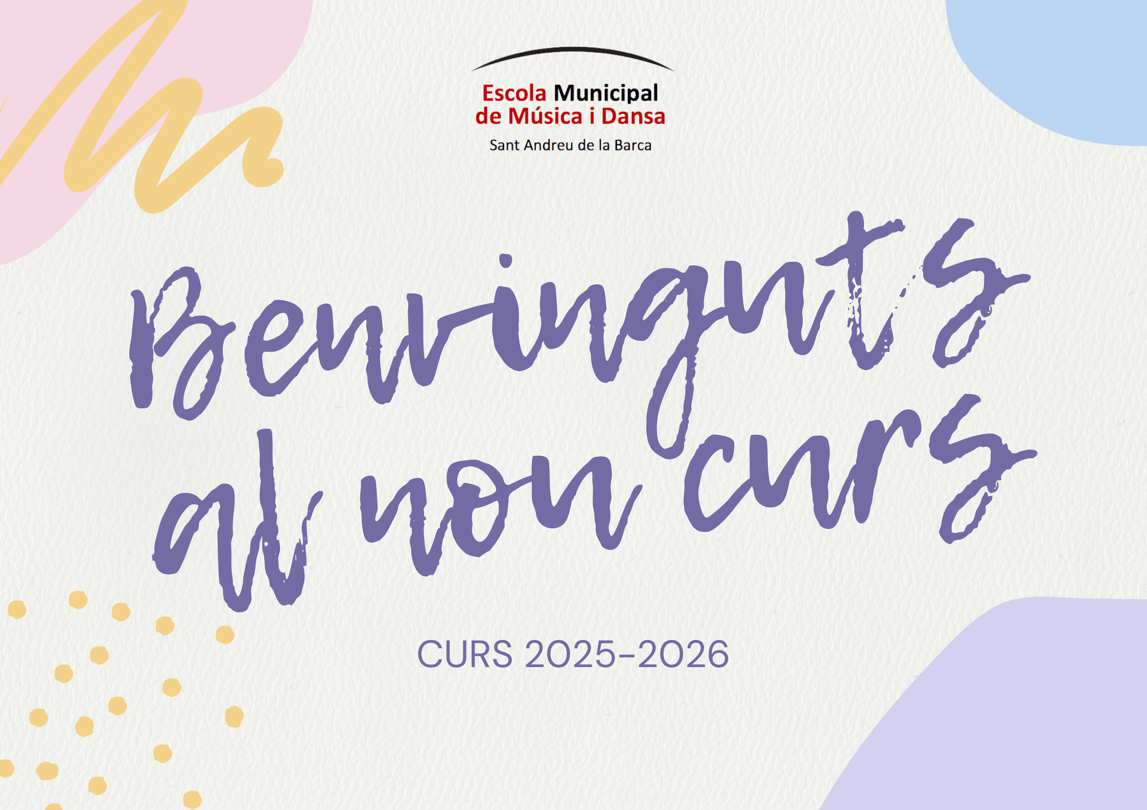 Imatge de la notícia: BENVINGUTS AL NOU CURS 2025-2026